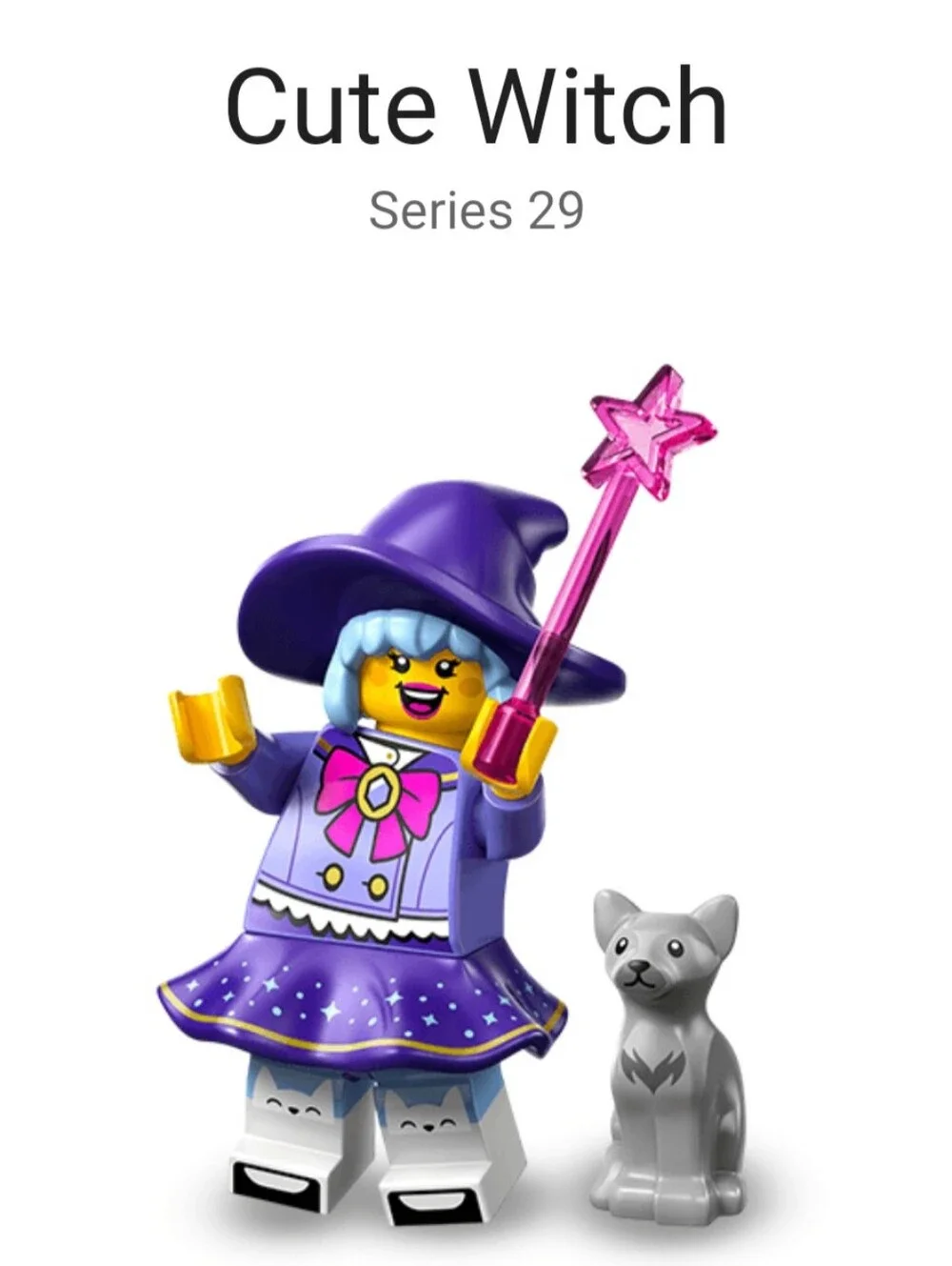 Lego 71052 Cute Witch Series 29 Minifigures NWT Building Toy Set